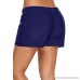 Nicetage Women's Solid Board Shorts Swim Tankini Bottom Bikini Bottom Swimsuit Short with Drawstring Waistband Blue B07PLJBK1B